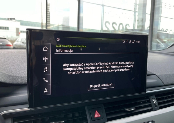 Audi A4 cena 109900 przebieg: 68332, rok produkcji 2019 z Gdynia małe 631